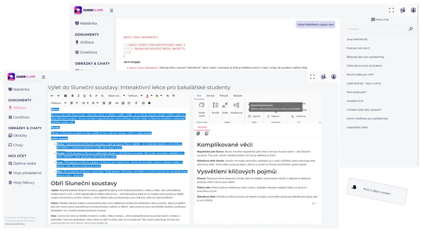 GuideGlare Instant Answers